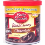 Betty Crocker Rich & Creamy Chocolate Frosting 16 OZ (453g) 8 Packungen AUSVERKAUFT